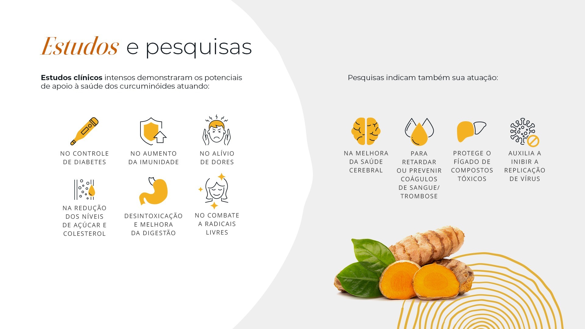 Suplemento de curcuma curcumin reduct